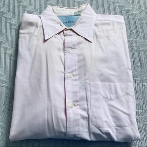 Banana Republic solid pink button down